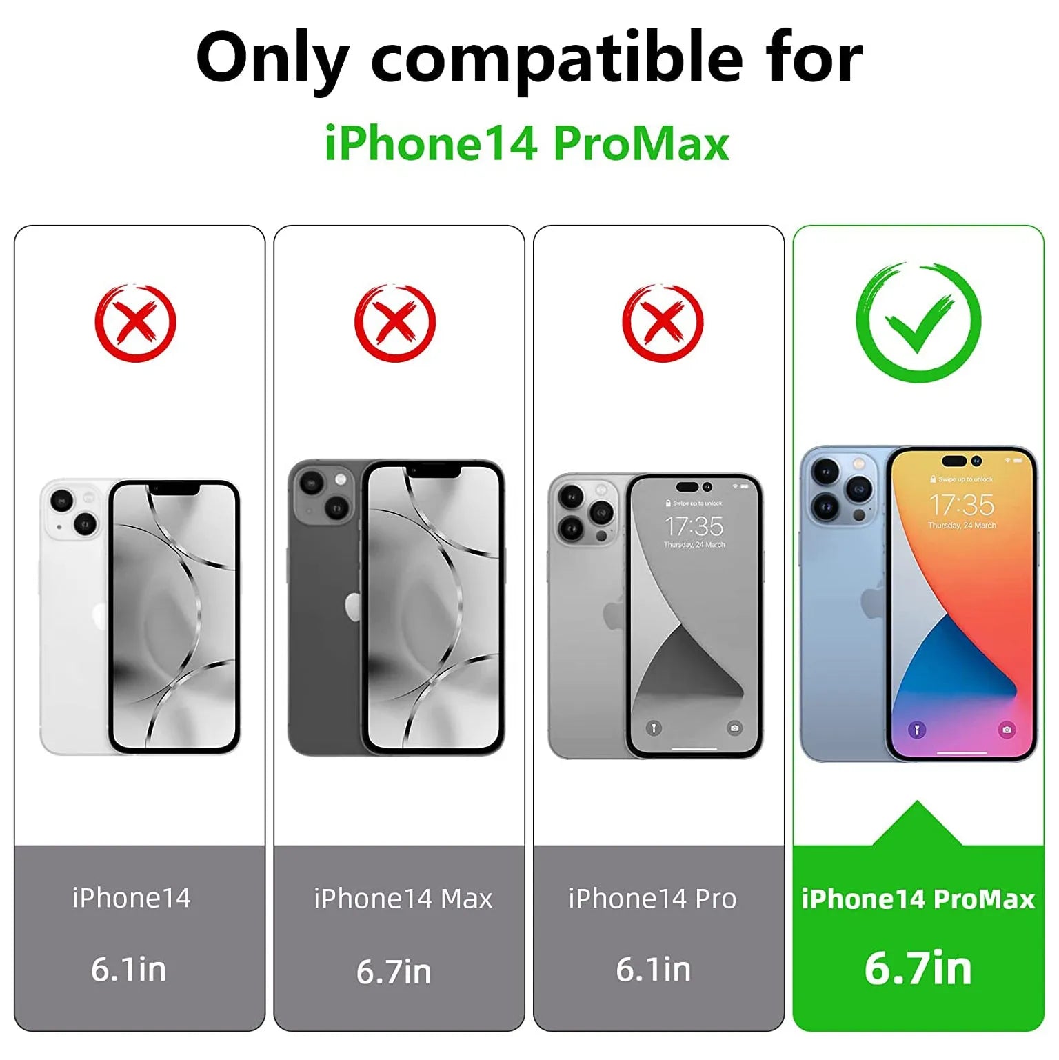 Clear Soft TPU Cover For Apple iPhone 14 Pro Max ShockProof Bumper Case