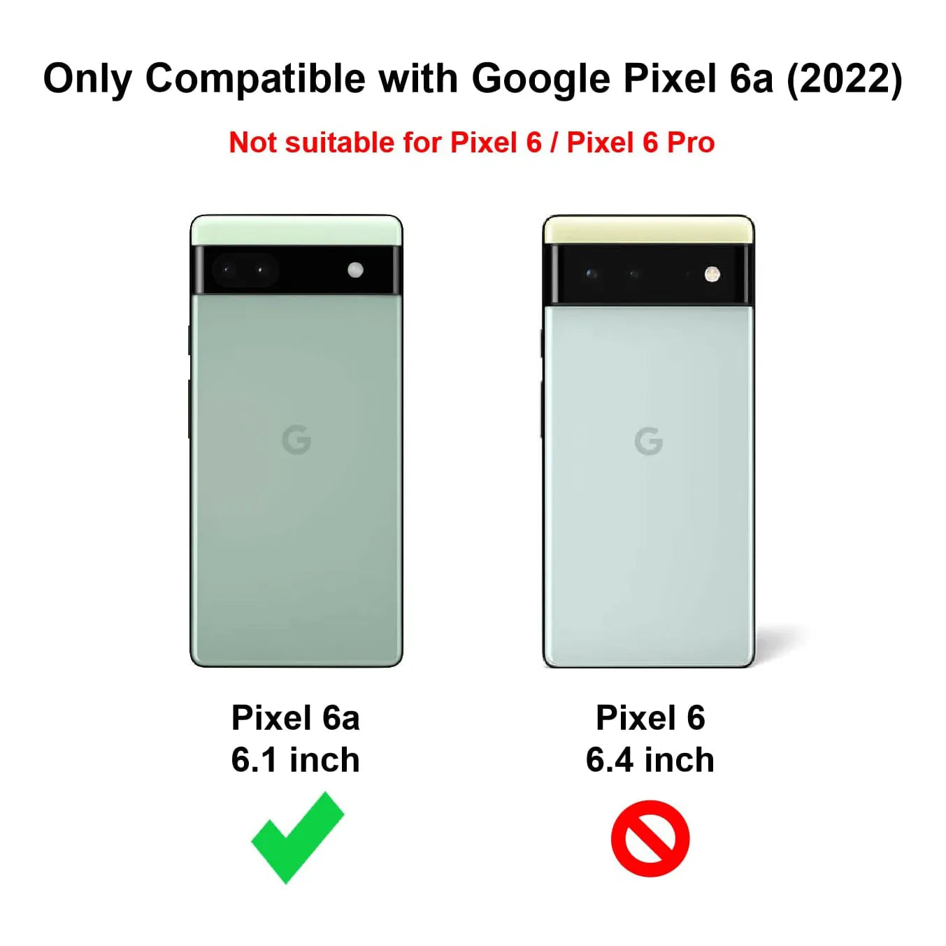 Clear Soft TPU Cover For Google Pixel 6a ShockProof Bumper Case