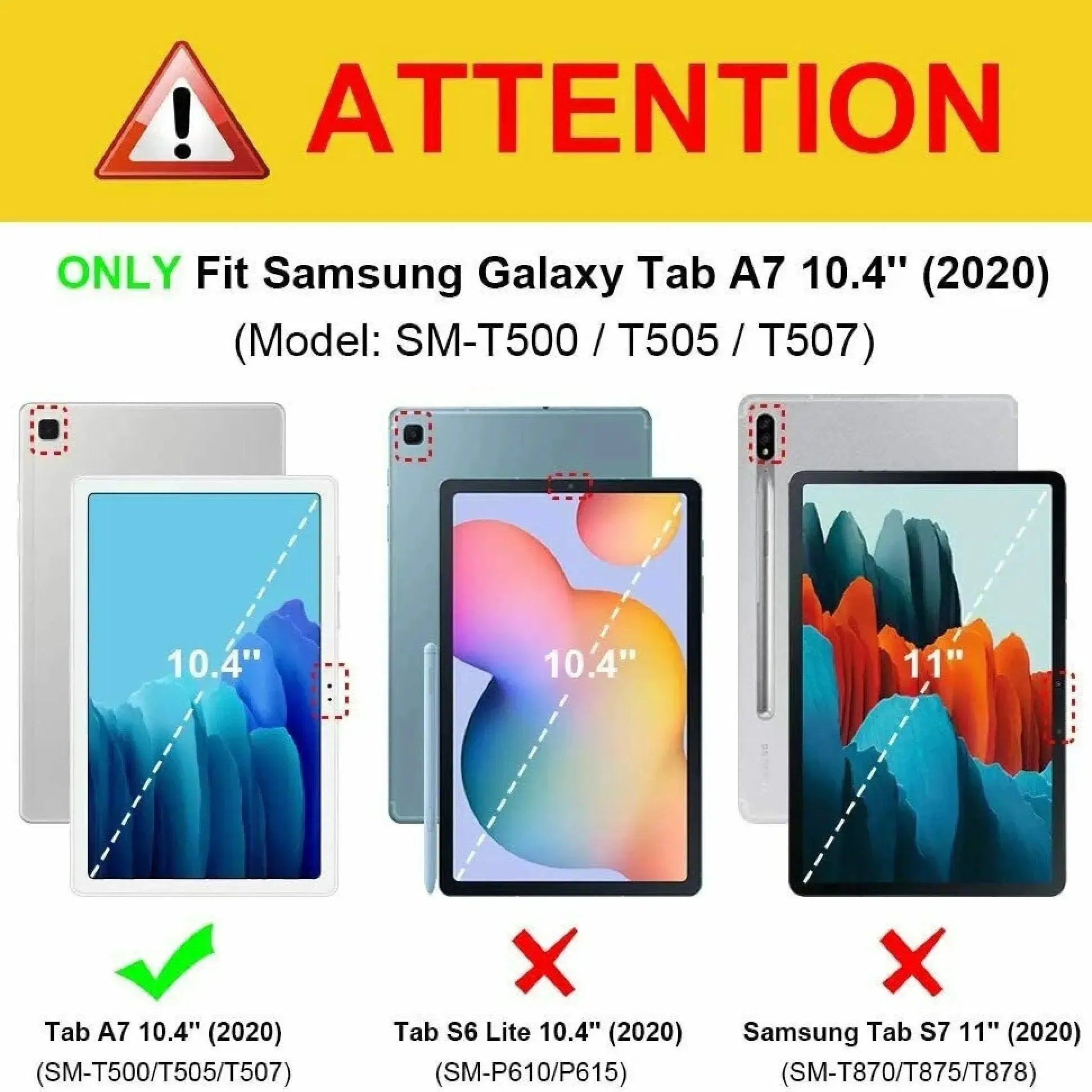 Clear Soft TPU Cover For Samsung Galaxy Tab A7 10.4 2020 ShockProof Bumper Case