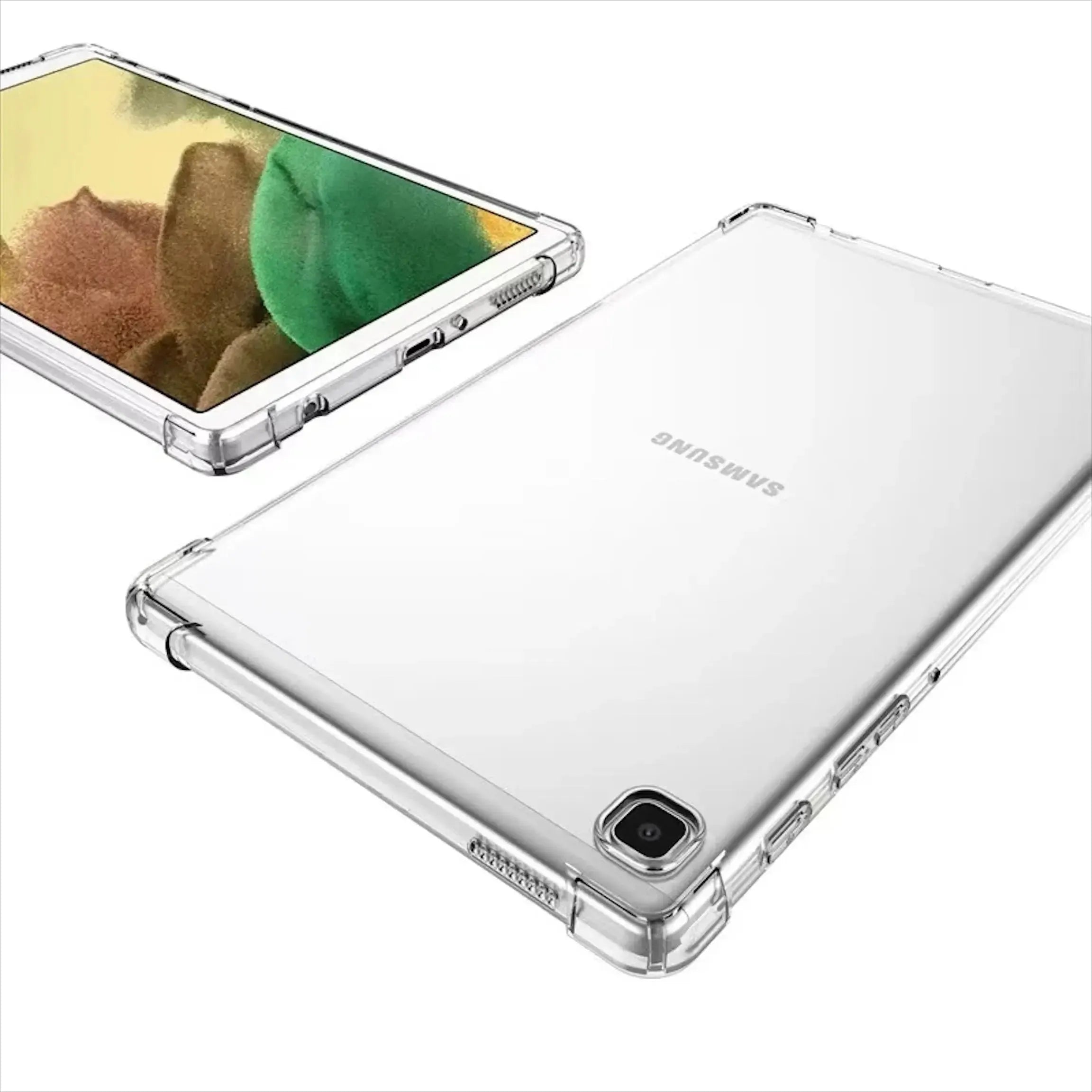 Clear Soft TPU Cover For Samsung Galaxy Tab A7 Lite ShockProof Bumper Case