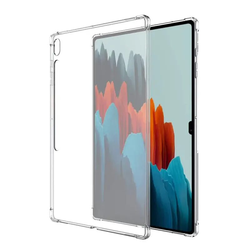 Clear Soft TPU Cover For Samsung Galaxy Tab S8 Ultra ShockProof Bumper Case