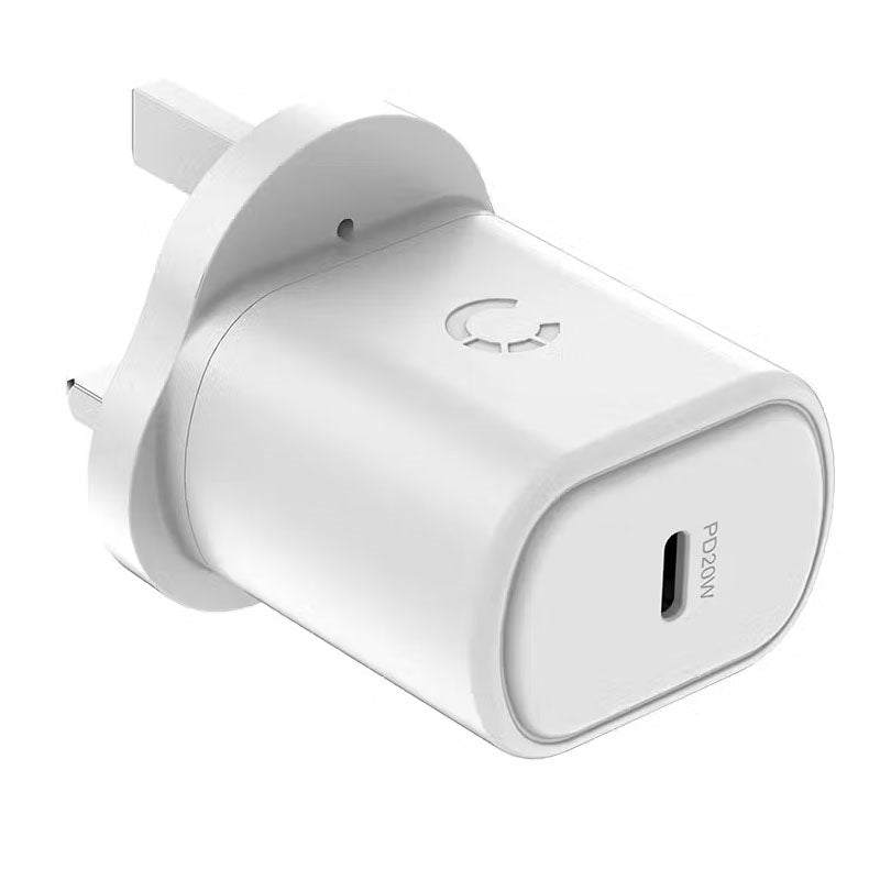 Cygnett CY3620PDWCH PD 20W Type-C Wall Charger White