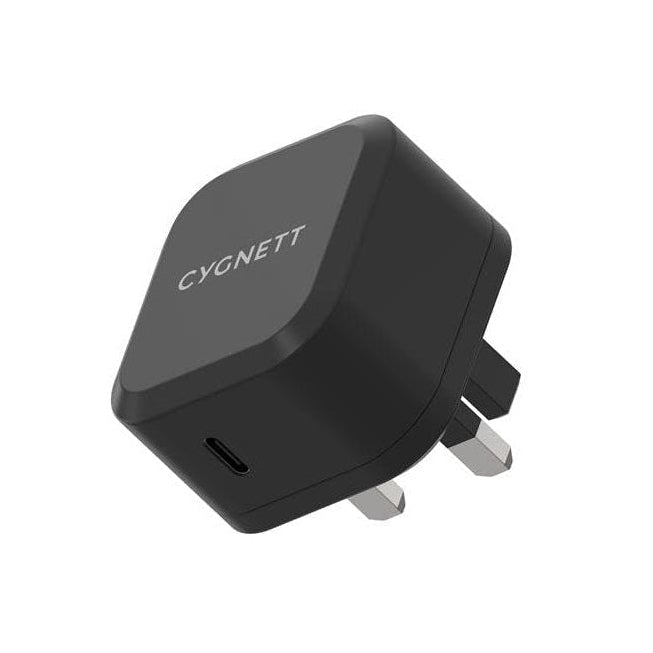 Cygnett CY3730PDWCH PD 25W Type-C Wall Charger Black