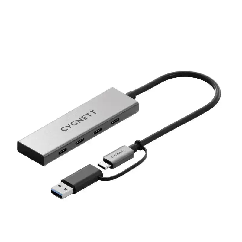 Cygnett CY5390CYHUB 4 In 1 Type-C To 4 Type-C Hub With USB Adaptor