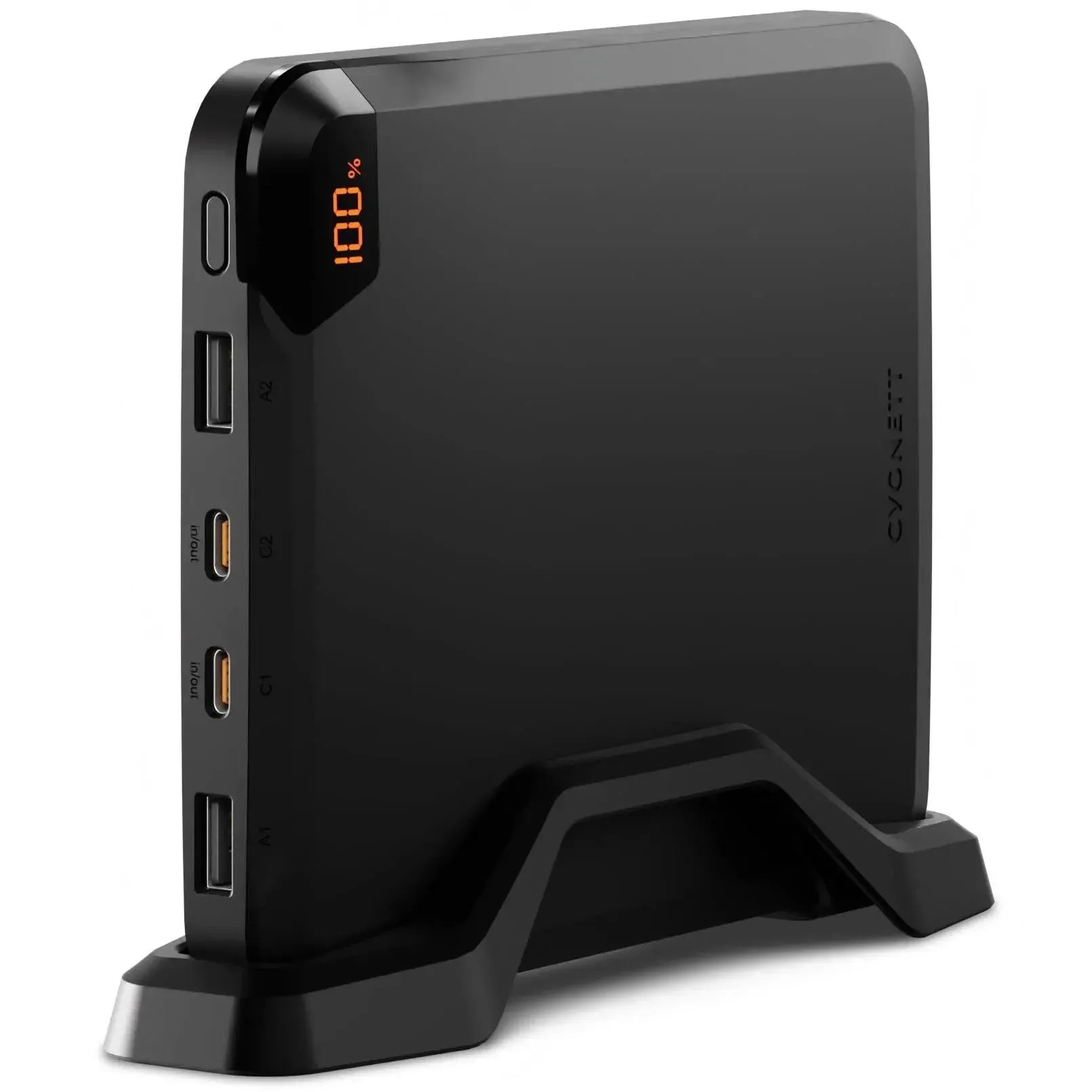 Cygnett Laptop Power Bank With Stand 25K mAh 100W Obsidian
