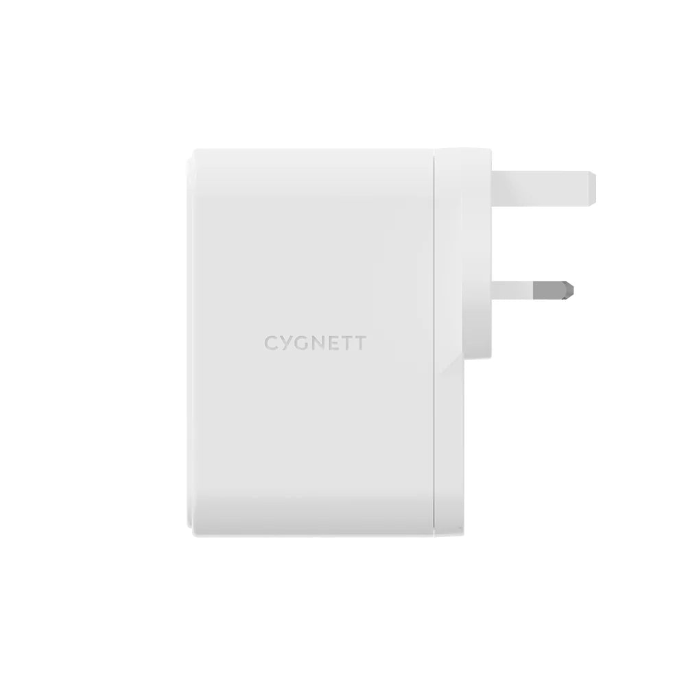 Cygnett PowerMax Gan 100W 1 USB And 2 TypeC Charger White