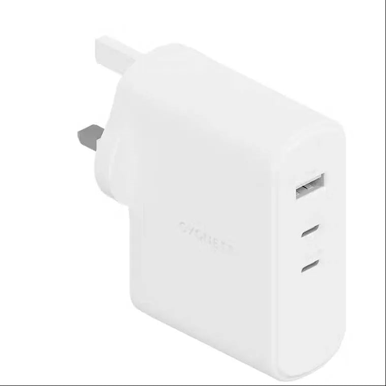 Cygnett PowerMax Gan 100W 1 USB And 2 TypeC Charger White