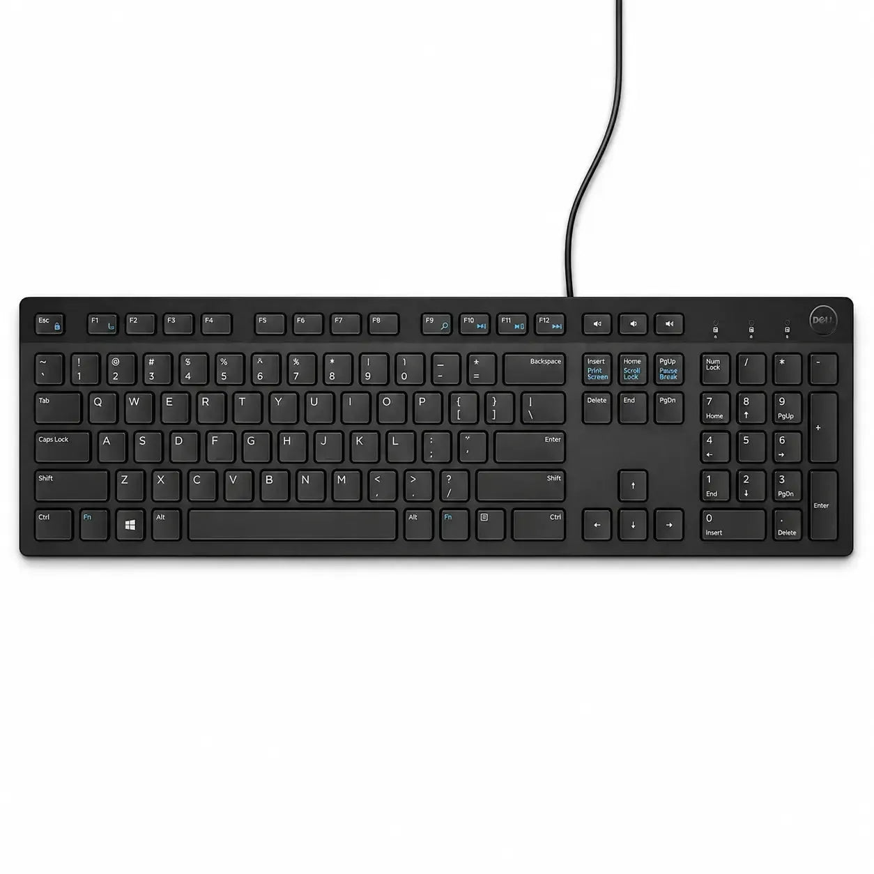 DELL Wired Keyboard - KB216 - UK QWERTY RTL BOX Black