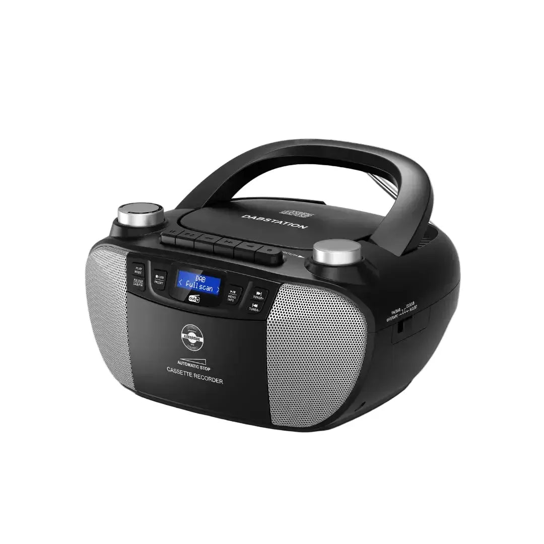 Dabstation CD Boombox With DAB Bluetooth & Cassette Recorder