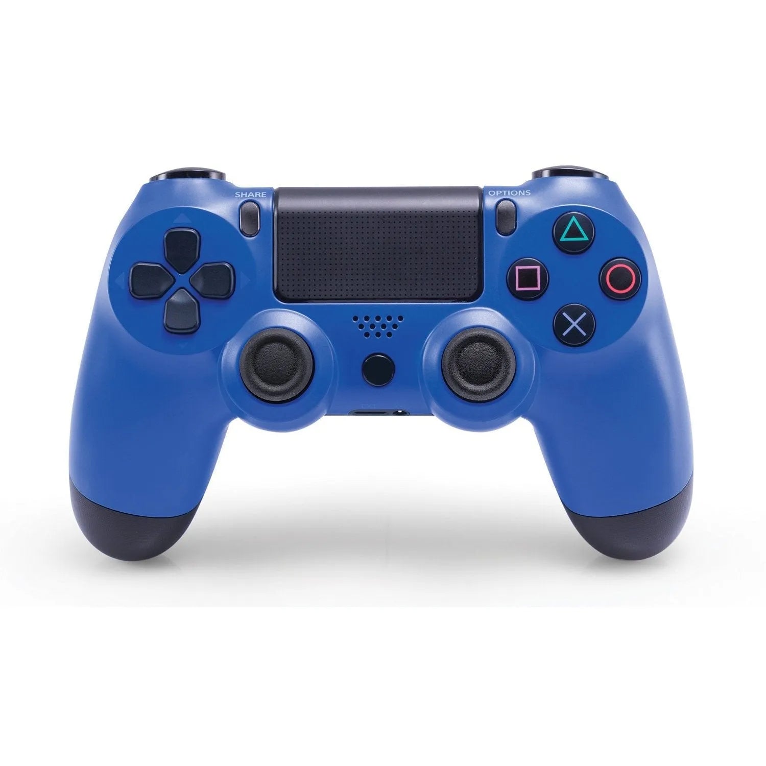 Double Motor Vibration 4 Wireless Bluetooth Remote Controller Blue