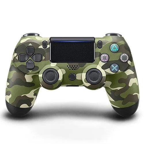 Double Motor Vibration 4 Wireless Bluetooth Remote Controller Camouflage