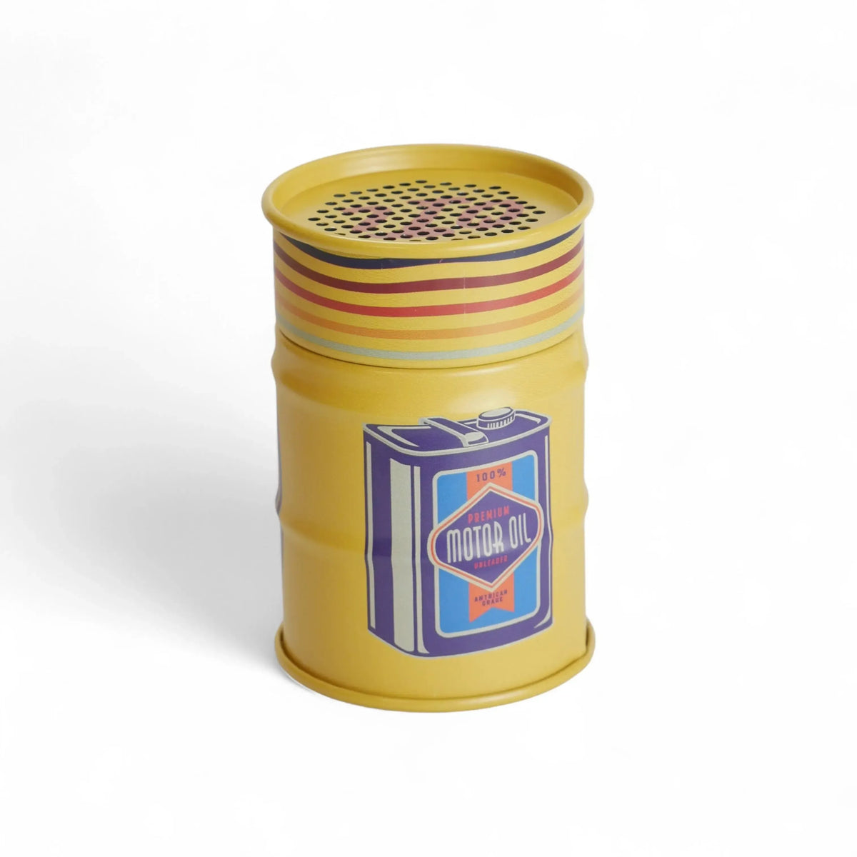 DrumBeat Oil Classic Route 66 Style Bluetooth Speaker Yellow