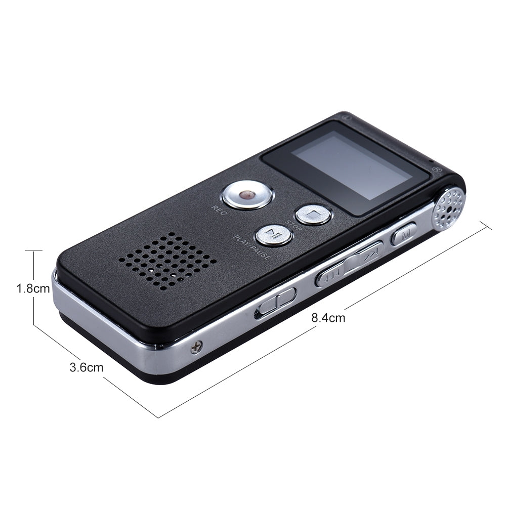 SK-012 32GB USB Voice Recorder Dictaphone MP3 WAV Audio Player VAR Function Grey