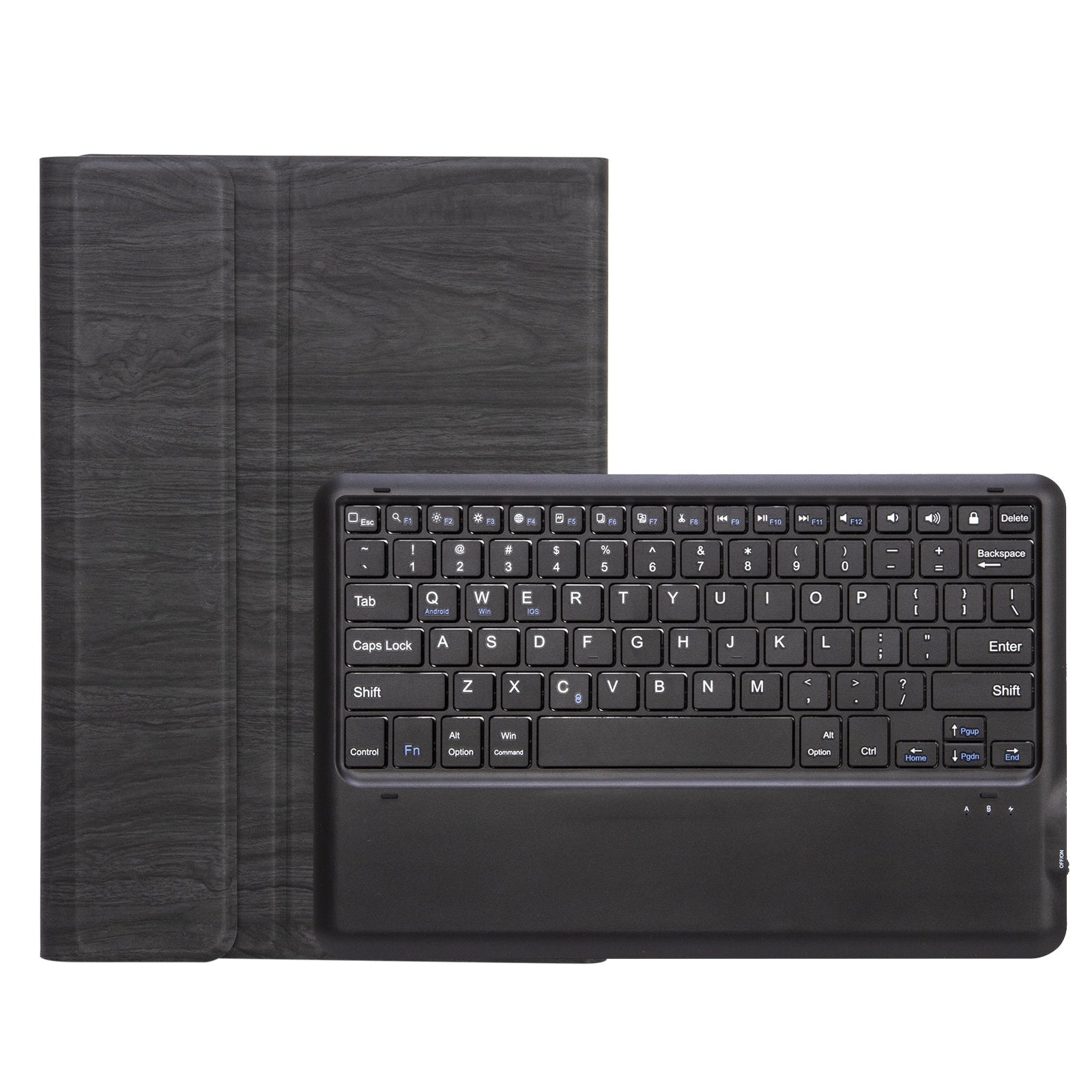 For Microsoft Surface Pro 8 SF128 Bluetooth Keyboard Leather Tablet Case Black