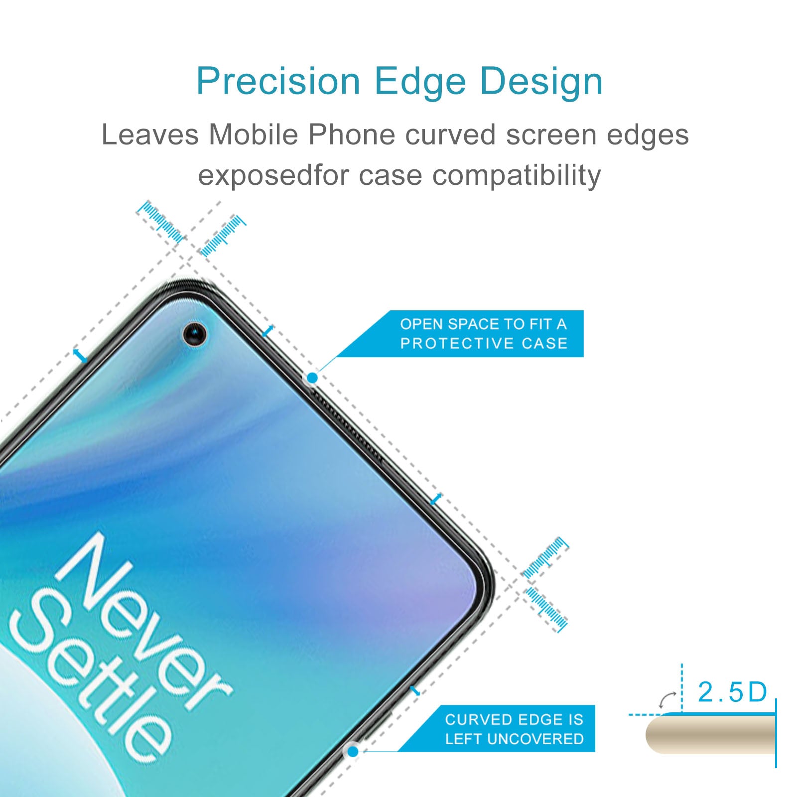 For OnePlus Nord CE 2 5G Tempered Glass / Screen Protector