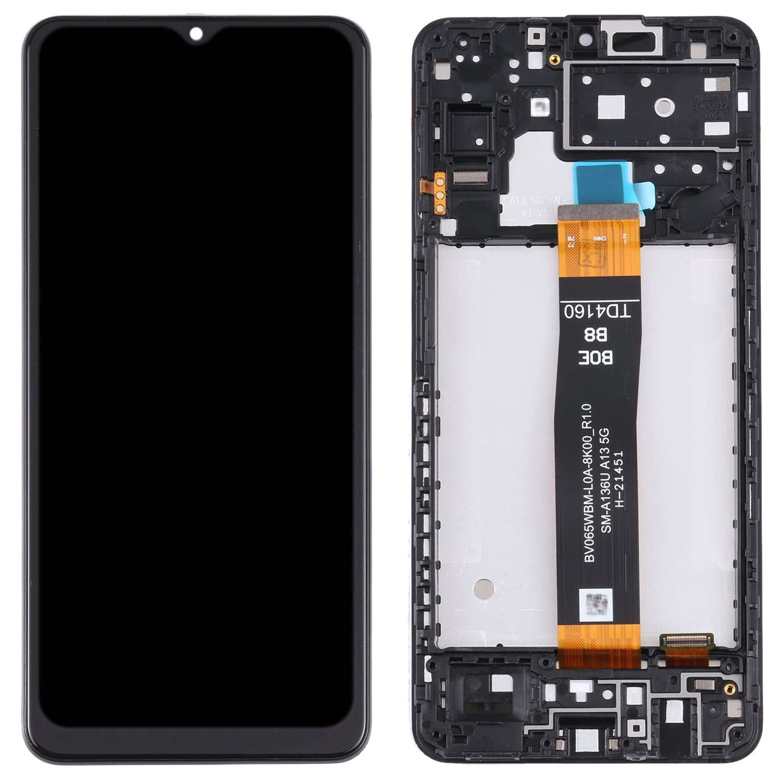 For Samsung Galaxy A13 5G LCD Screen Replacement With Frame - Black