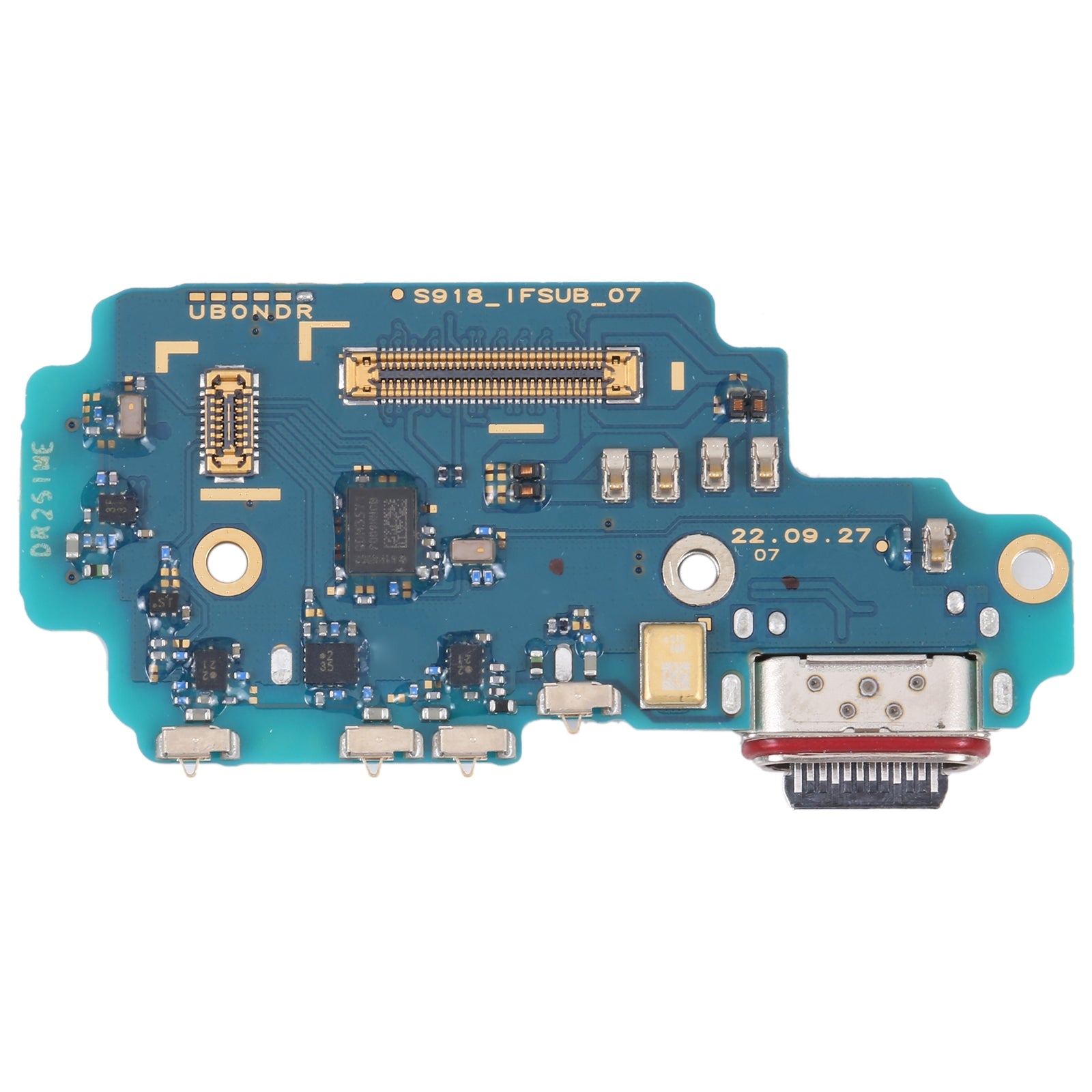 For Samsung Galaxy S23 Ultra Replacement Charging Port Board With Microphone-www.firsthelptech.ie