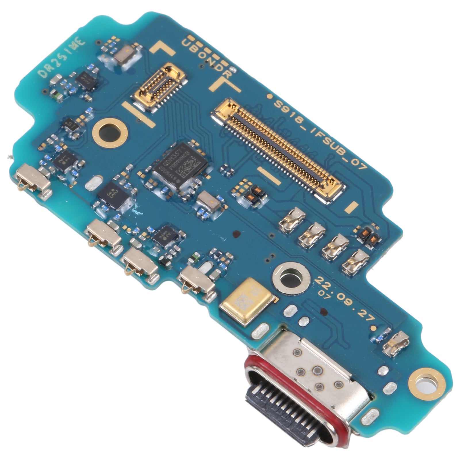 For Samsung Galaxy S23 Ultra Replacement Charging Port Board With Microphone-www.firsthelptech.ie