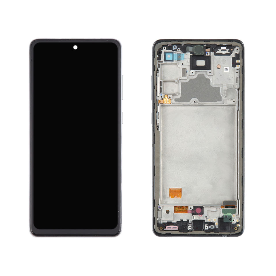 For Samsung Galaxy A72 LCD Screen Replacement With Frame - Black