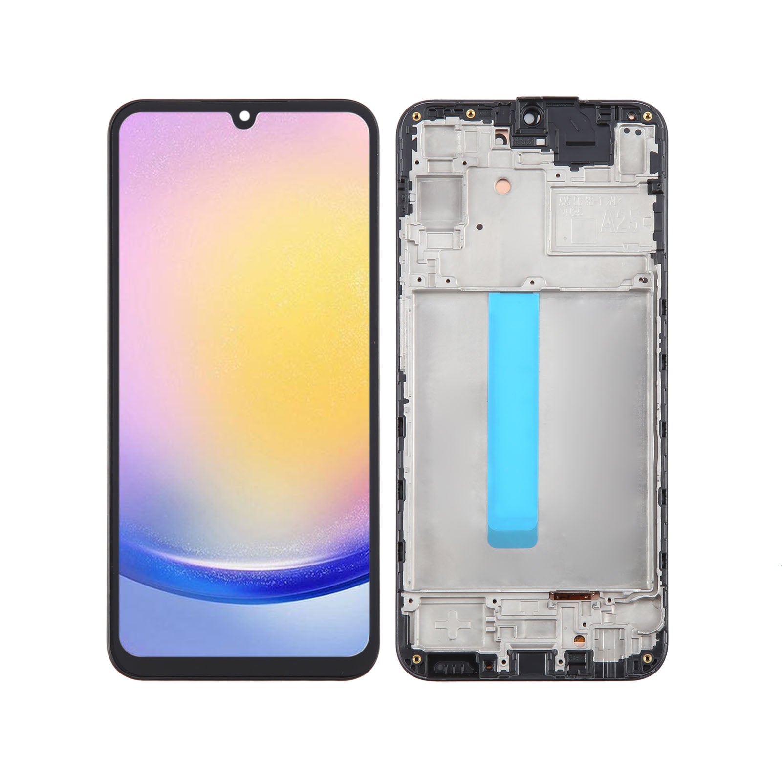 For Samsung Galaxy A25 LCD Screen Replacement With Frame - Black