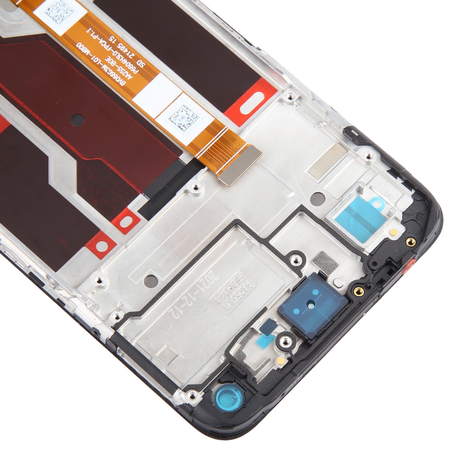 For Oppo A76 4G LCD Screen Digitizer Full Assembly Replacement With Black Frame-www.firsthelptech.ie