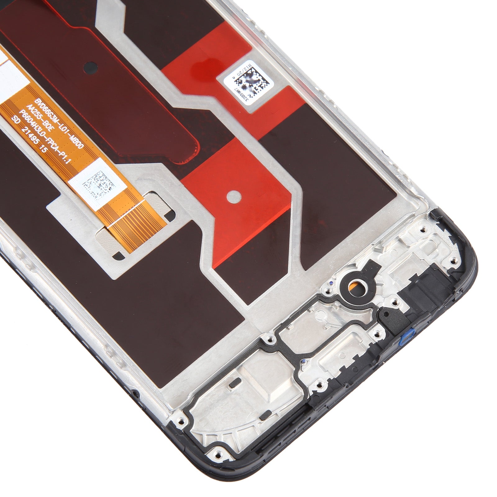 For Oppo A76 4G LCD Screen Digitizer Full Assembly Replacement With Black Frame-www.firsthelptech.ie