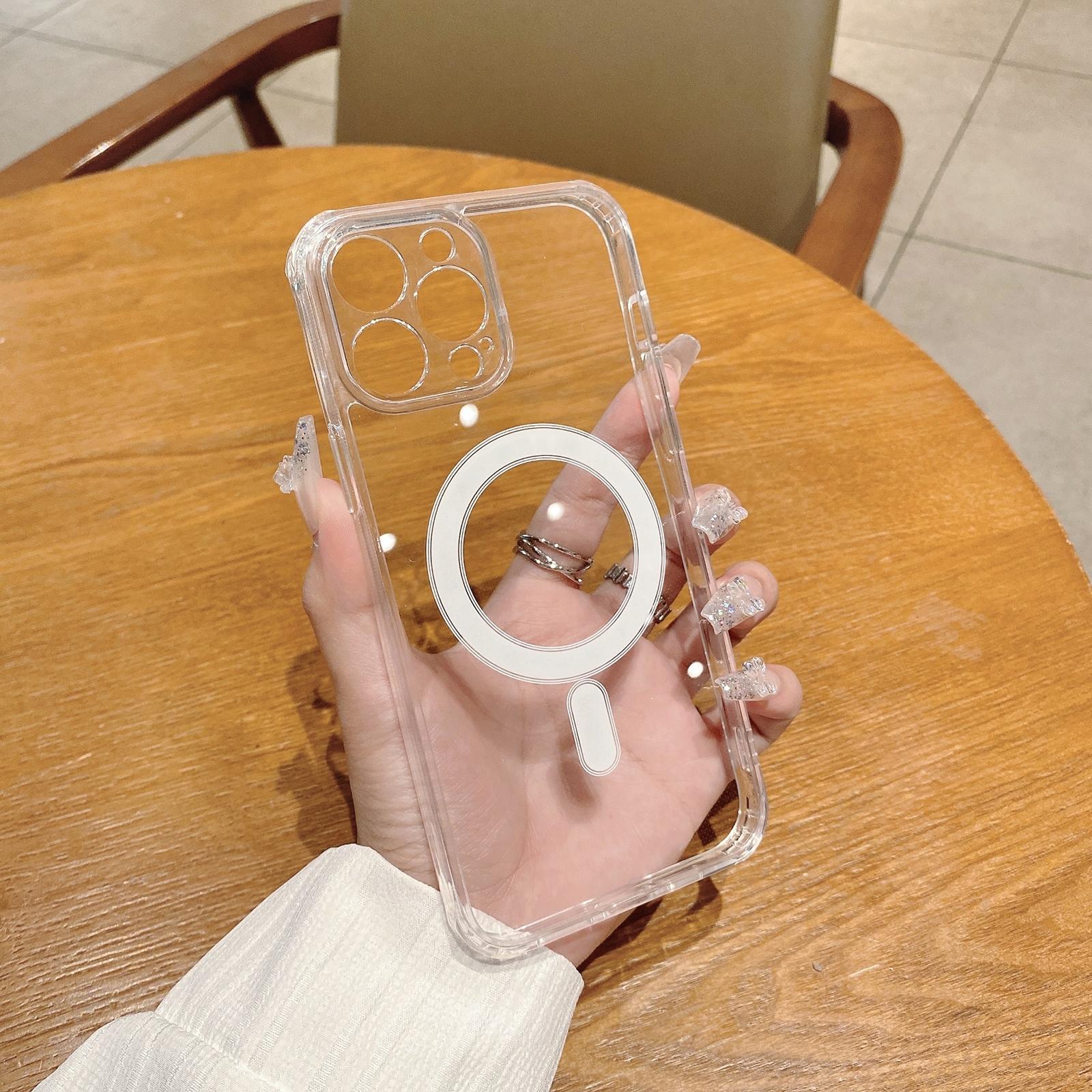 For Apple iPhone 17 Pro Magsafe Magnetic Crystal Clear Case