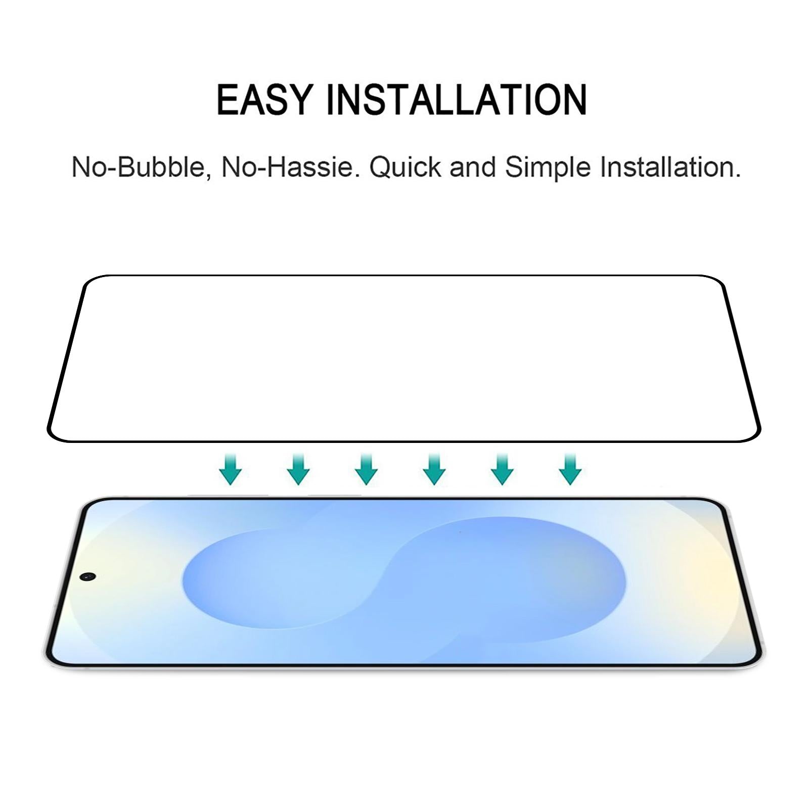 For Samsung Galaxy S26 Plus Tempered Glass / Full Coverage 9D Screen Protector
