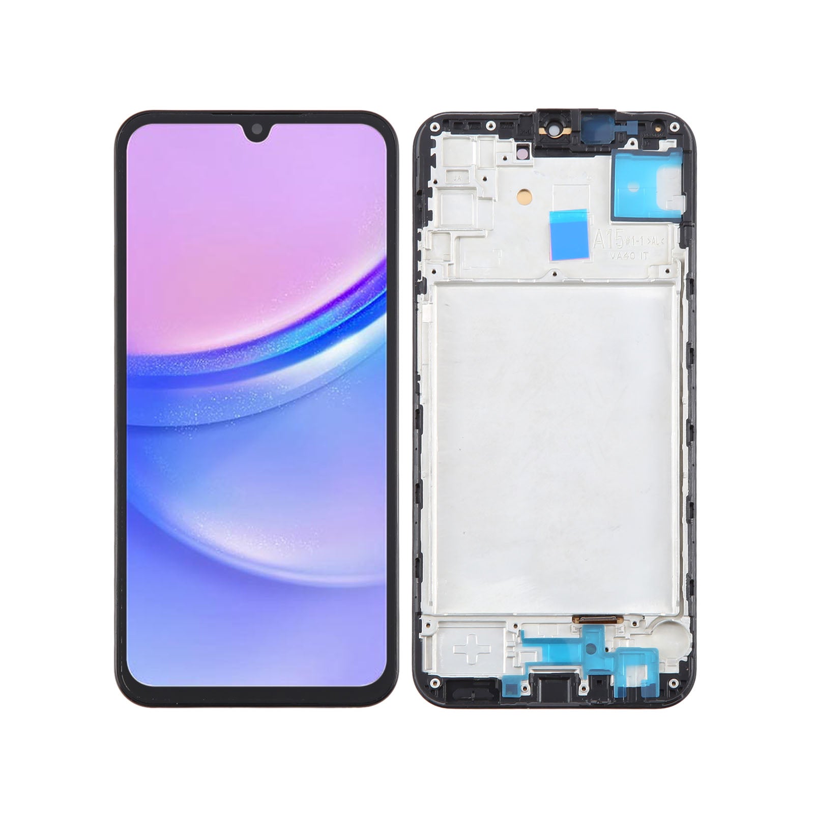 For Samsung Galaxy A15 4G / 5G LCD Screen Replacement With Frame - Black