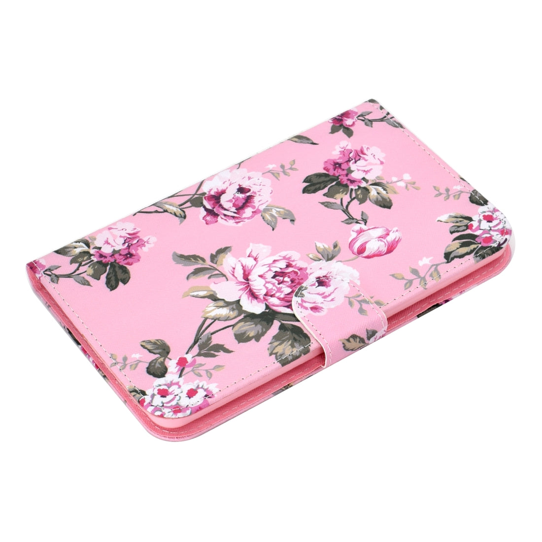 For Amazon Kindle Fire 7 Wallet Case with Holder & Card Slot - Pink