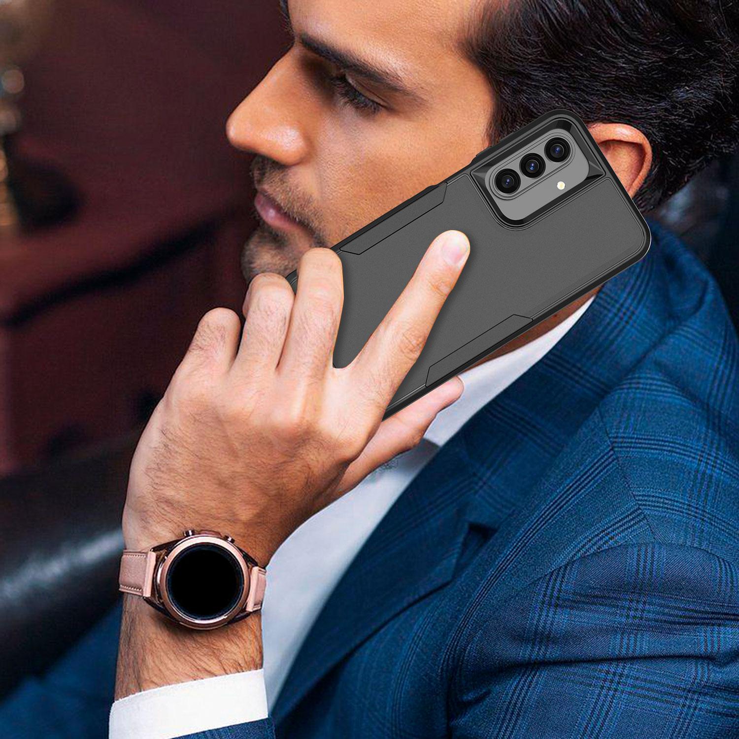 For Samsung Galaxy A56 Symmetry Exploiter Case Black