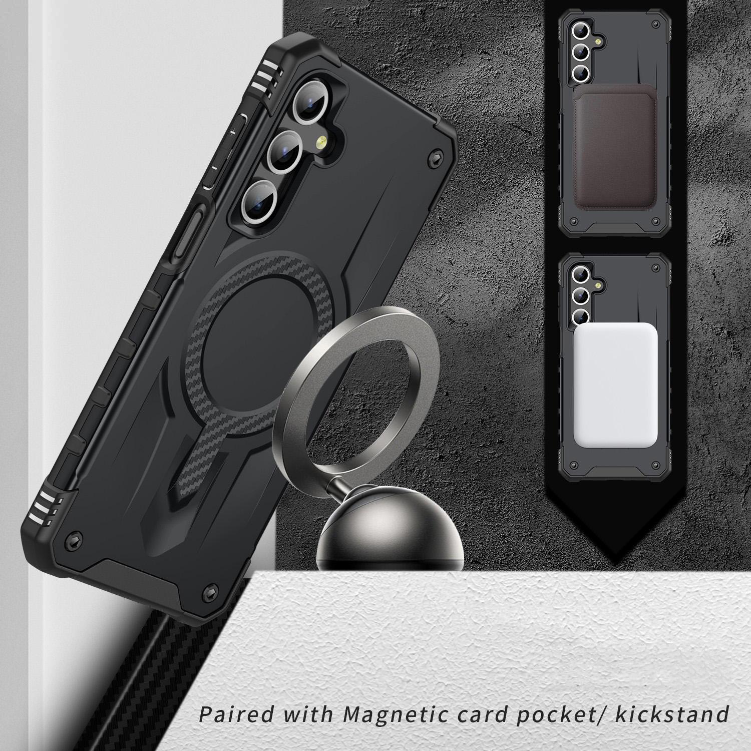 For Samsung Galaxy A16 5G / A26 Starship Magsafe Magnetic Case Black