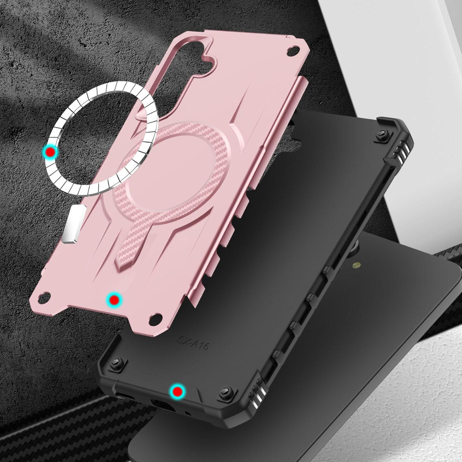 For Samsung Galaxy A36 / A56 Starship Magsafe Magnetic Case Rose Gold