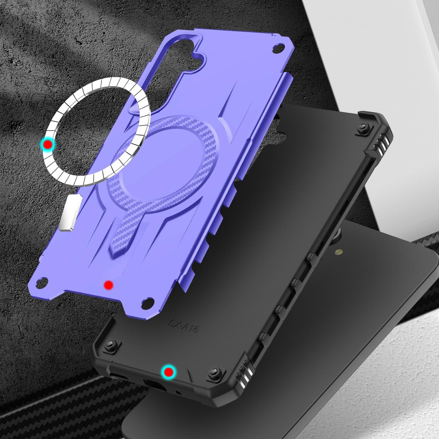 For Samsung Galaxy A16 5G / A26 Starship Magsafe Magnetic Case Purple