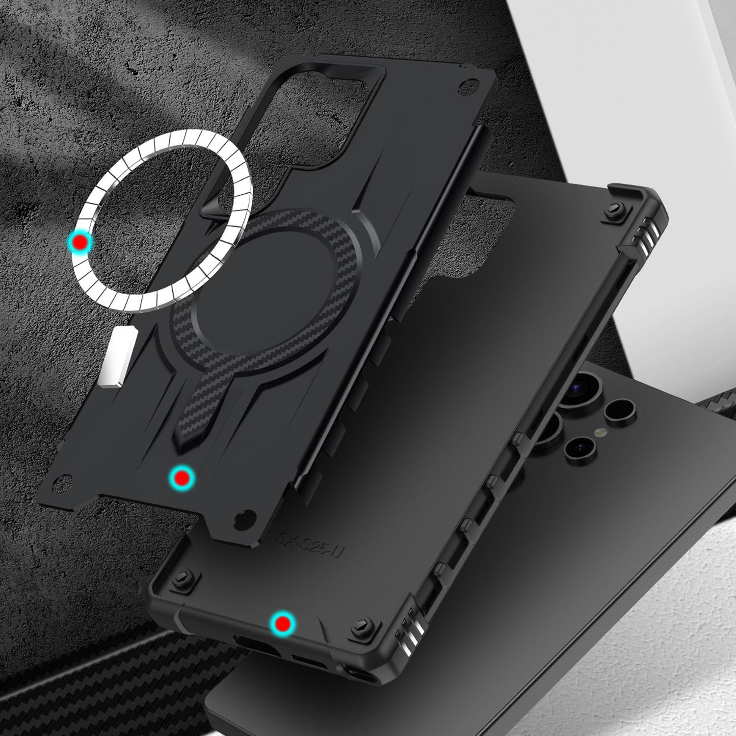 For Samsung Galaxy S25 Ultra Starship Magsafe Magnetic Case Black