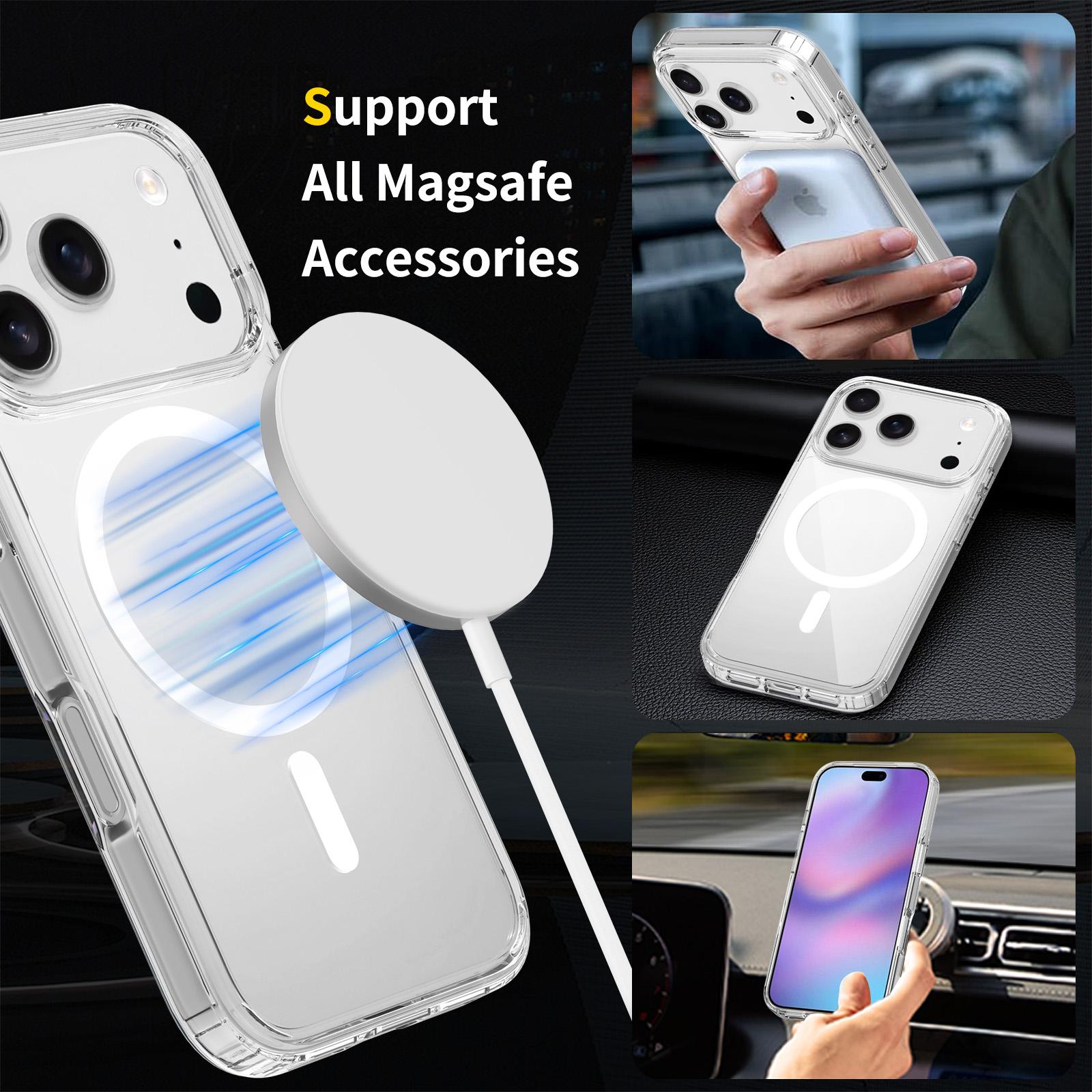 For Apple iPhone 17 Pro Terminator Magsafe Symmetry Design Case Transparent