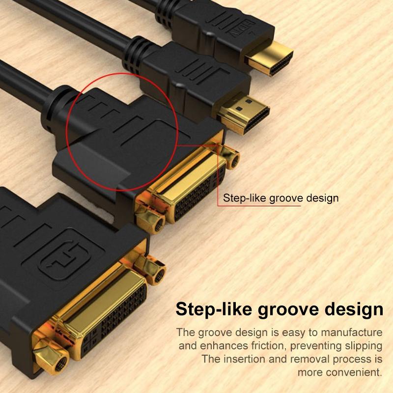 HDMI Male To DVI Female 1080P HD Gold-Plated Interface Video Adapter Cable