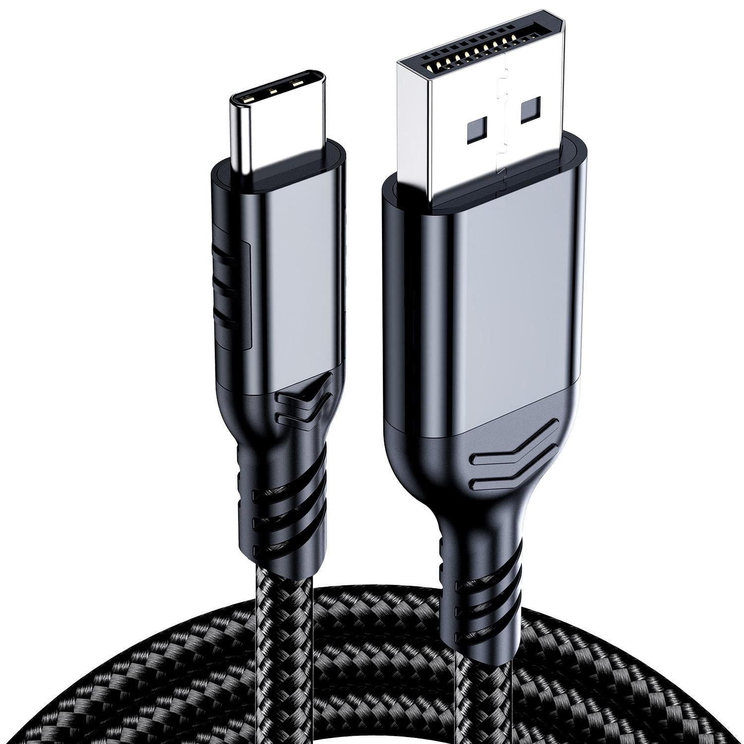 WG226 Type-C To Display Port 2.1 Adapter Cable With 16K Ultra HD Support