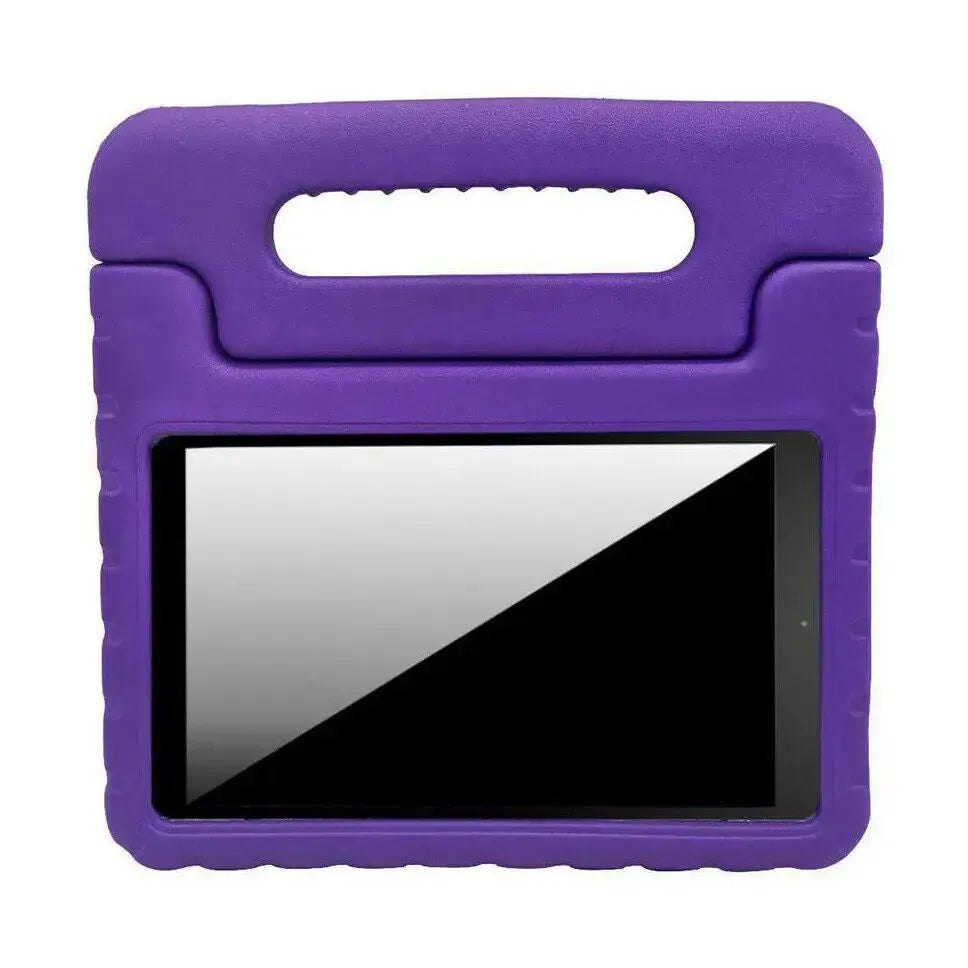 For Amazon Fire HD 8 2024 12th Gen Kids Case Shockproof Cover With Stand - Purple