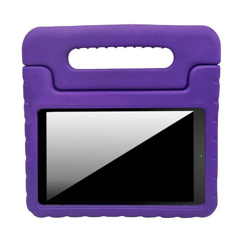 For Amazon Fire HD 8 Plus 2020 Kids Case Shockproof Cover With Stand - Purple