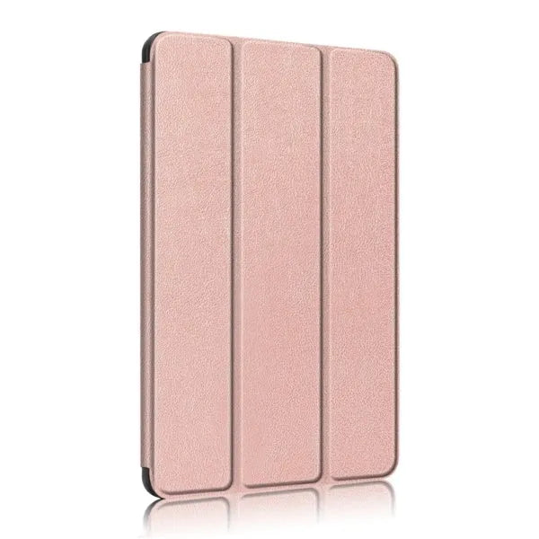 For Apple iPad 10.2'' 2020/2019 7th Gen Tri Fold Pen Slot Wallet Case Rose Gold