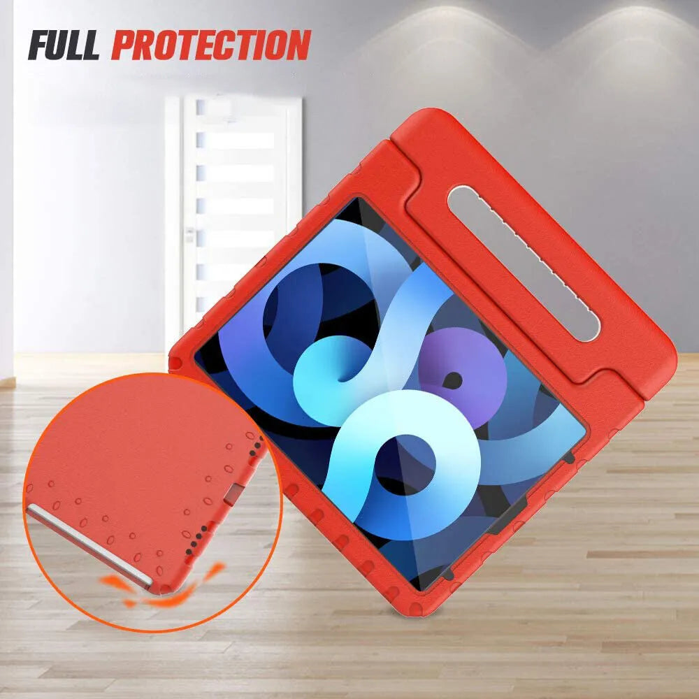 For Apple iPad 2025 11th Gen Kids Case Shockproof Cover With Stand Red