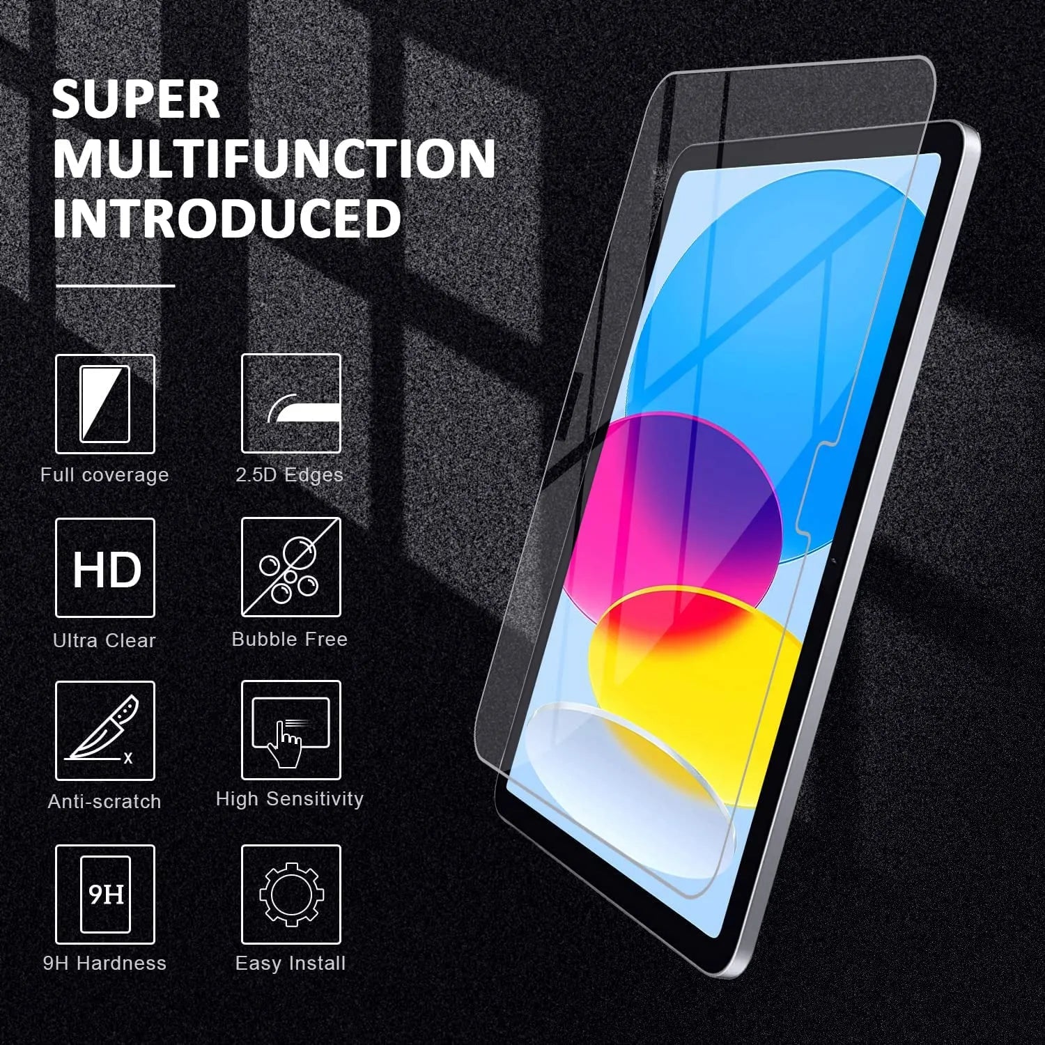 For Apple iPad A16 2025 11th Gen Tempered Glass Screen Protector