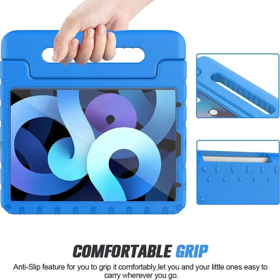 For Apple iPad Air 13" 2026 Kids Case Shockproof Cover With Stand Blue