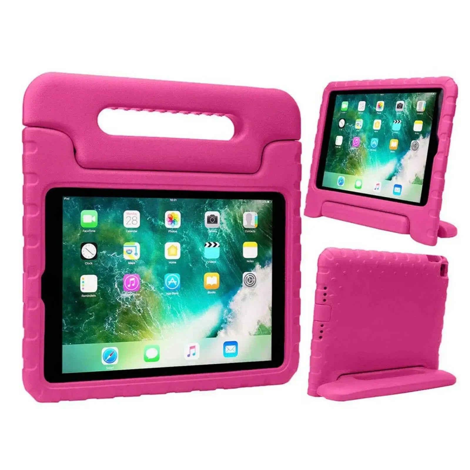 For Apple iPad Air 2019 Kids Case Shockproof Cover With Stand Pink