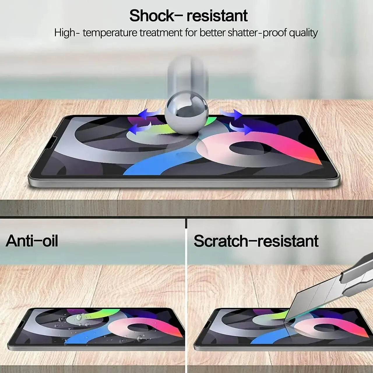 For Apple iPad Air 4th Gen 2020 Tempered Glass Screen Protector