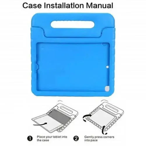 For Apple iPad Air / Air 2 Kids Case Shockproof Cover With Stand Blue