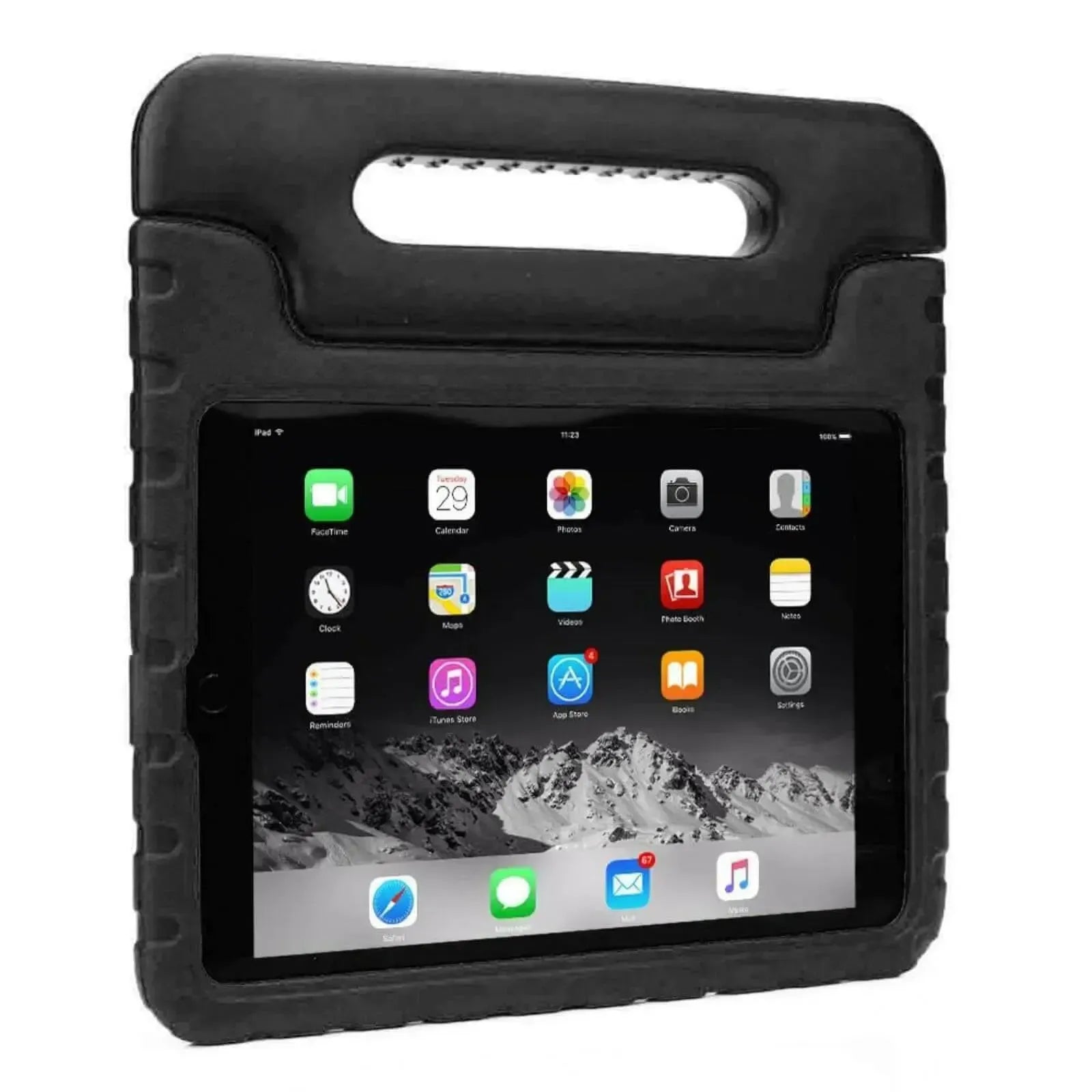 For Apple iPad Mini 1 2 3 Kids Case Shockproof Cover With Stand Black