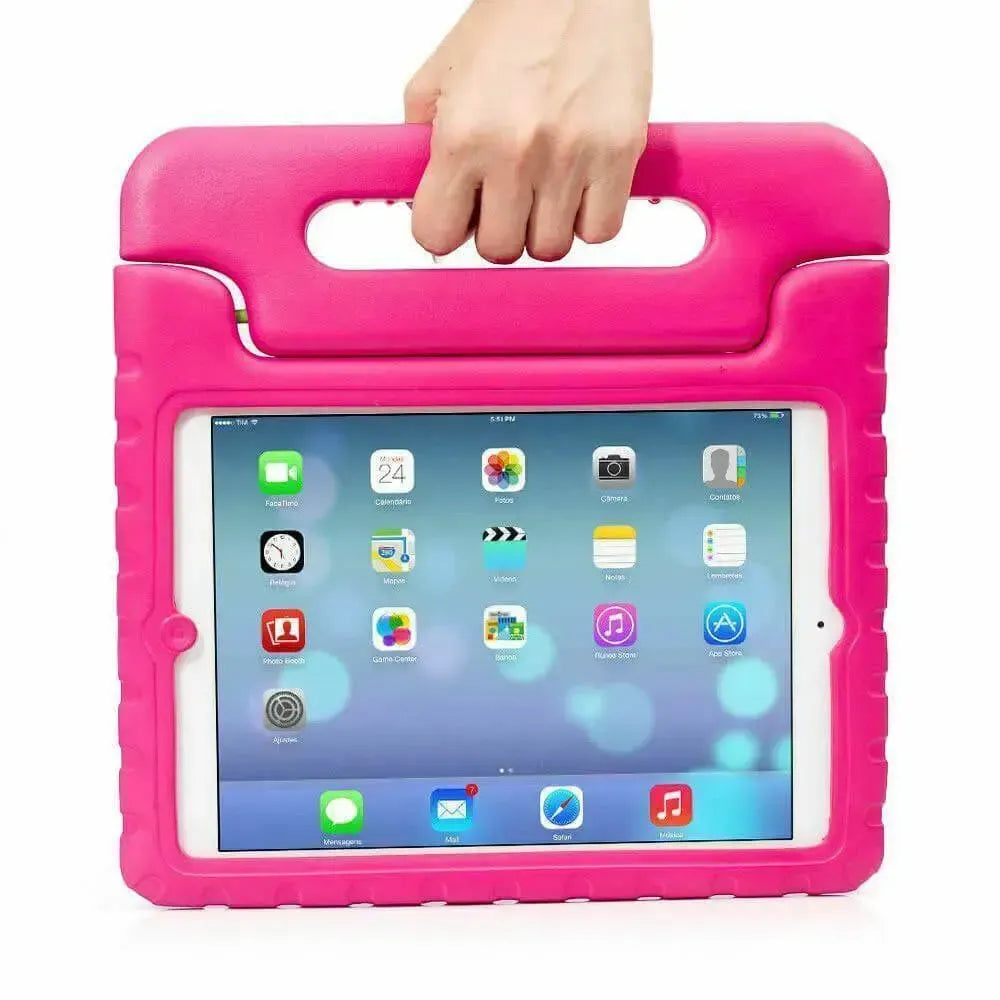 For Apple iPad Mini 1 2 3 Kids Case Shockproof Cover With Stand Pink