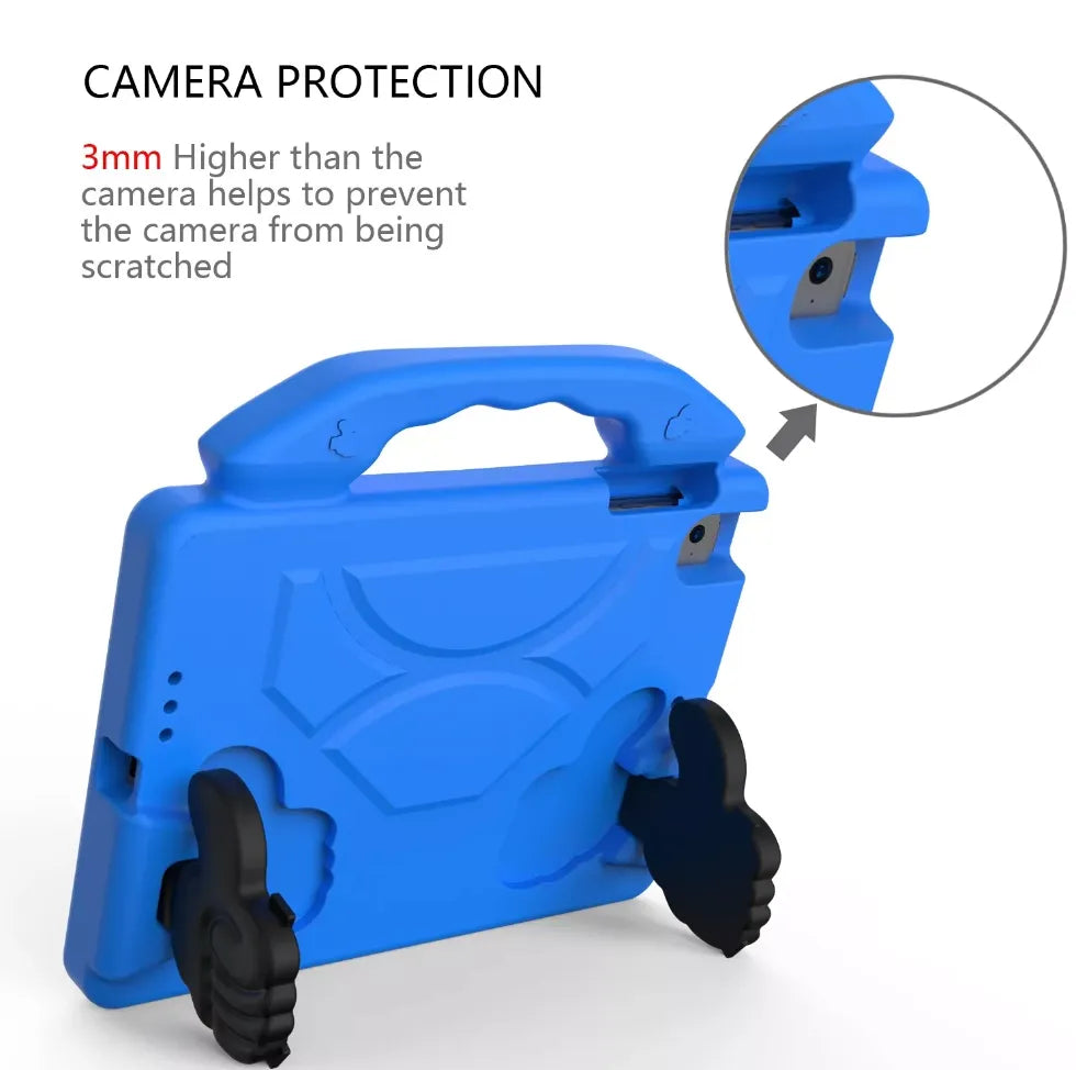 For Apple iPad Mini 1 / 2 / 3 Kids Friendly Case Shockproof Cover With Thumbs Up - Blue